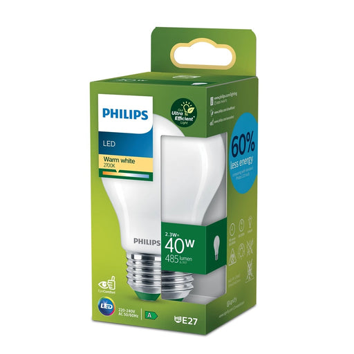 Philips LED CRi90 GU10 Bulb 4.9W Dimmable LEDspot VALUE Warm White 36°