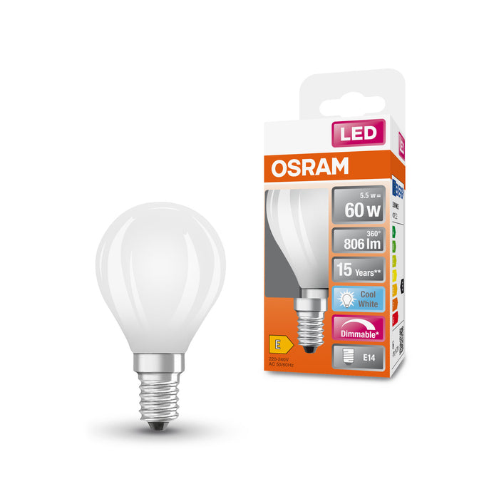 Osram LED SUPERSTSTAR RETROFIT matt DIM CLP 60 5,5W 840 E14