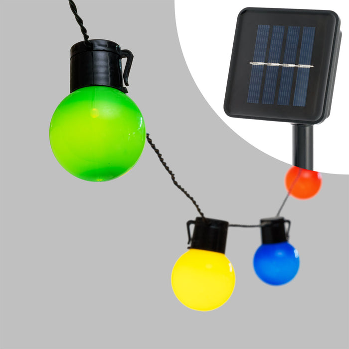 Lotti LED-Partylichterkette solar, 15 LED-Lampen, 6m, IP44