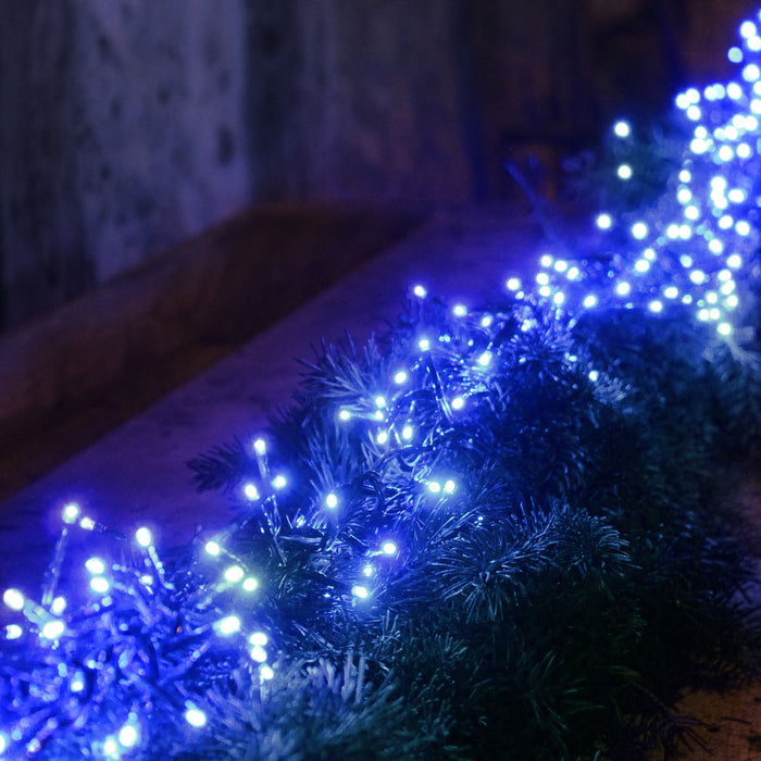 Guirlande de Noël intérieure et extérieure 700 LED blanc chaud 14 m
