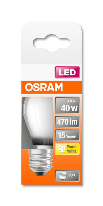 Osram LED RETROFIT GLOBE25 4W E27 klar non dim pic4