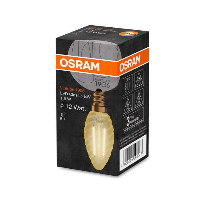 Osram LED VINTAGE 1906 CLBW GOLD12 non-dim 1,5W 824 E14 pic3