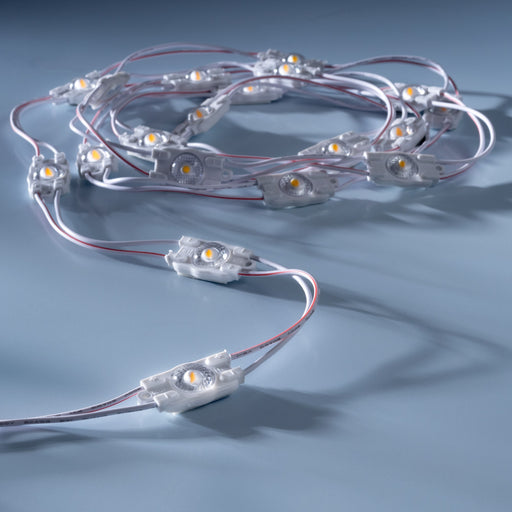 leds.de Wasserdichte LED-Module, 1 LED, 12V, IP67, 20 Stück, 2700 - 3000K 40037