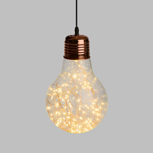 Lotti LED-Dekoleuchte Glühlampe, warmweiß, IP20, 21,5cm, 100 LEDs 32586