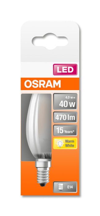 Osram LED RETROFIT B40 4W E14 matt non dim pic3