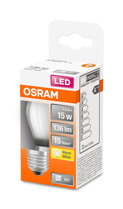 Osram LED STAR RETROFIT matt CLP 15 1,5W 827 E27 non-dim pic3