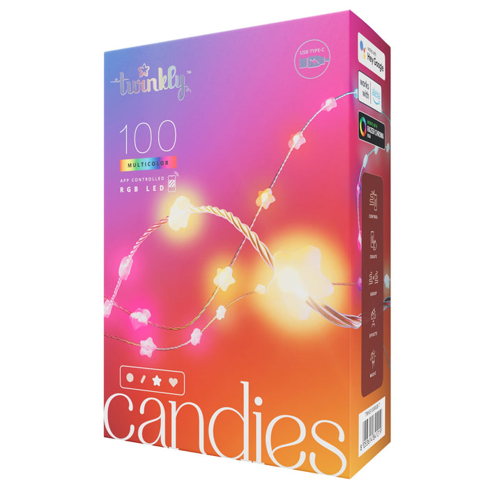 Twinkly Candies LED-Lichterkette, RGB, appgesteuert
