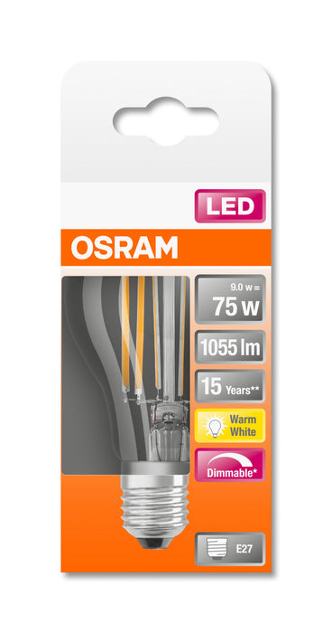 Osram LED SUPERSTAR FILAMENT klar DIM CLA 75 8,5W 827 E27 pic2