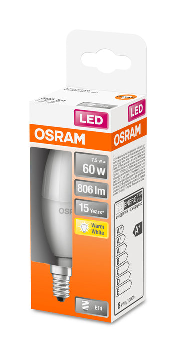Osram LED STAR CLB 60 8W 827 matt E14 pic5