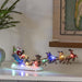 Konstsmide Weihnachtsmann mit Schlitten, 10 bunte LEDs 34799