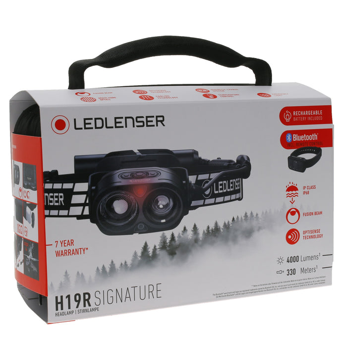 Ledlenser H19R Signature • Dimmbare LED-Stirnlampe, wiederaufladbar, IP67  bei LEDs.de