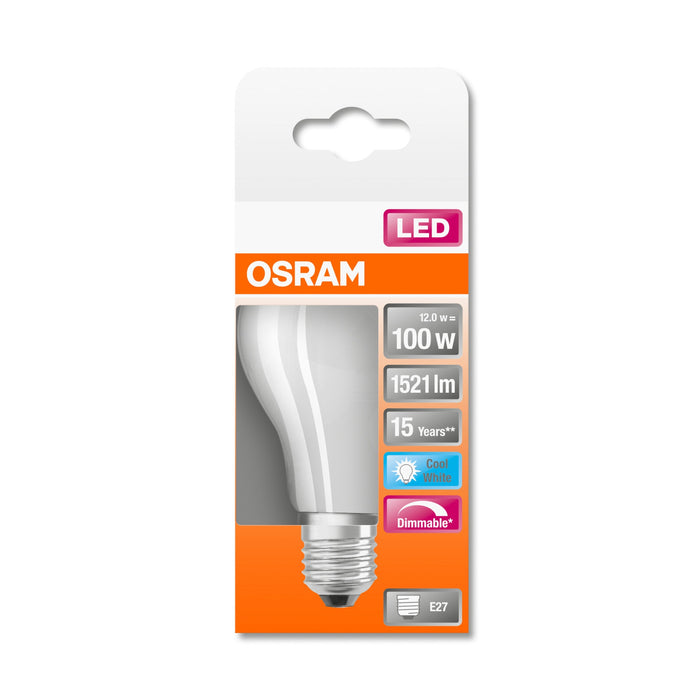 Osram LED Retrofit CLASSIC A DIM 100 12 W-4000K E27 100 12 W