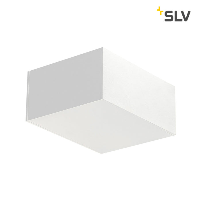 SLV Shell LED surface-mounted wall light, white