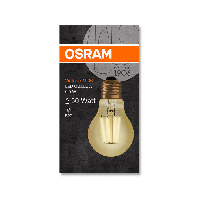 Osram LED VINTAGE 1906 CLA GOLD55 non-dim 6,5W 824 E27