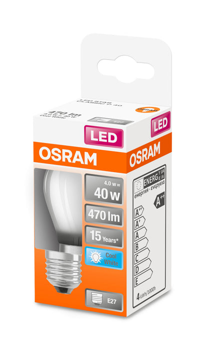 Osram LED STAR RETROFIT matt CLP 40 4W E27 840 non-dim pic3