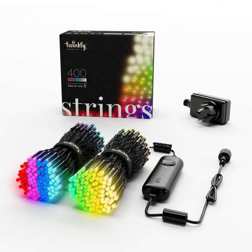 Twinkly Strings LED-Lichterkette, RGB+W, appgesteuert, 250 LEDs, 20m 38610