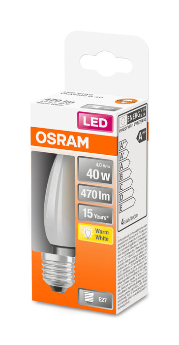 Osram LED STAR RETROFIT matt CLB 40 4W 827 E27 non-dim pic3