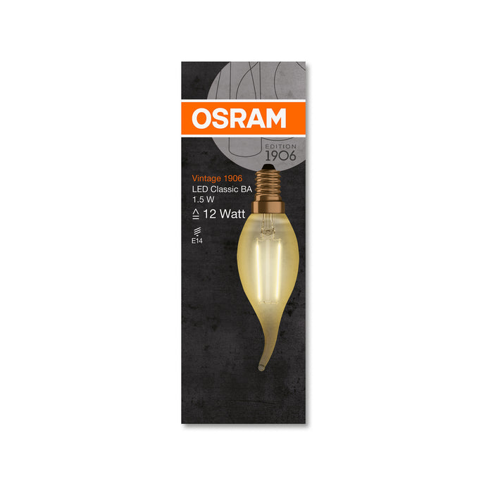 Osram LED VINTAGE 1906 CLBA GOLD12 non-dim 1,5W 824 E14 pic2