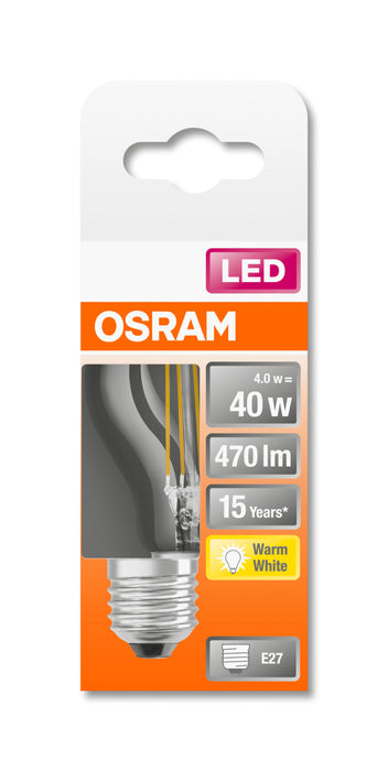 Osram LED RETROFIT P40 4W E27 klar non dim pic2