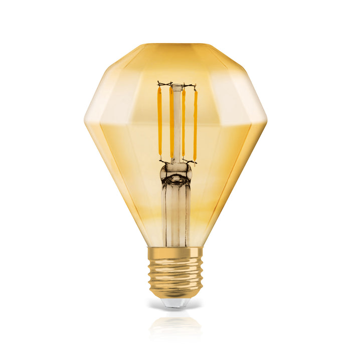 Osram LED VINTAGE 1906 CL DIAMOND GOLD40 non-dim 4,5W 825 E27 33315