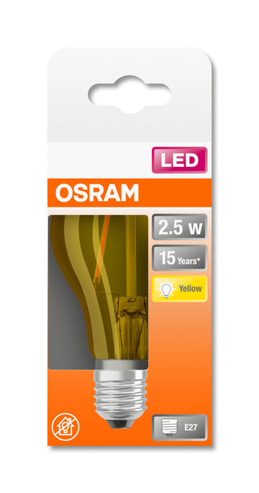 Osram LED SUPERSTAR CLA 15 DécorYellow non-dim  2,5W 827 E27 pic2