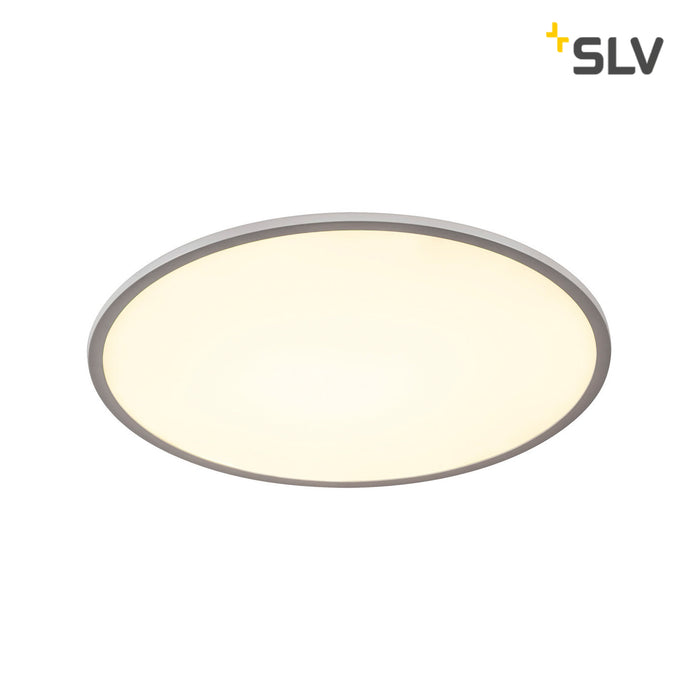 SLV Panel 60, LED ceiling light, round, silver-grey
