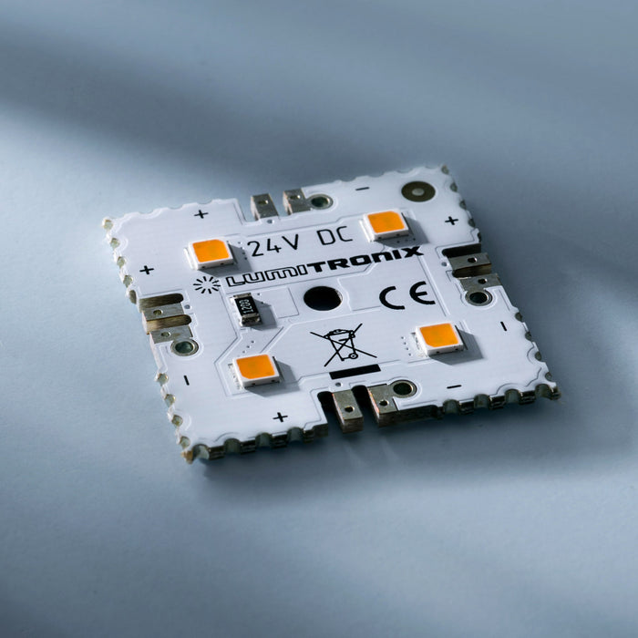 MiniMatrix LED-Flächenmodul warmweiß 24V, 4 LEDs, 3x3cm, 2700K, 68lm 52705