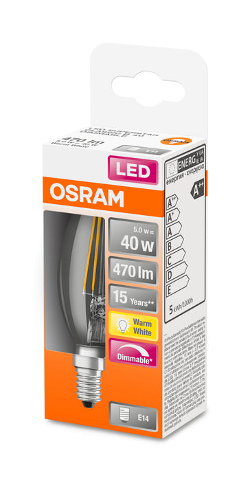 Osram LED RETROFIT DIM B40 5W E14 klar pic2