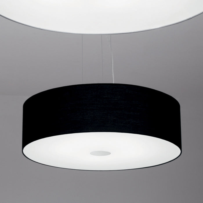 Ideal Lux WOODY SP5 Pendelleuchte, NERO pic2 43779