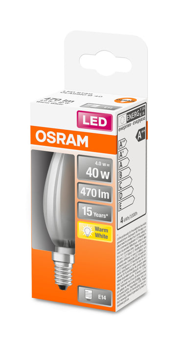Osram LED RETROFIT B40 4W E14 matt non dim pic4