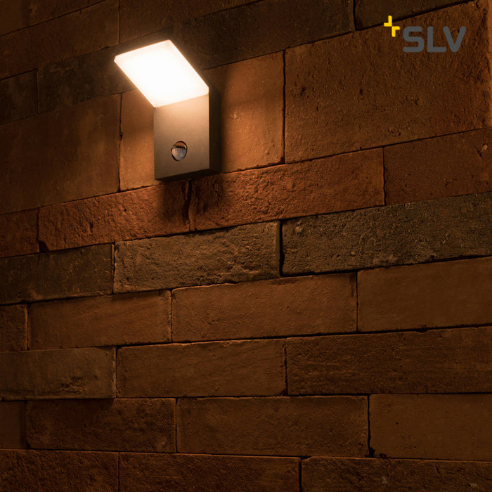 SLV ORDI LED wall light with sensor