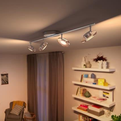 Philips myLiving LED-Spot Glissette, WarmGlow, chrom pic3