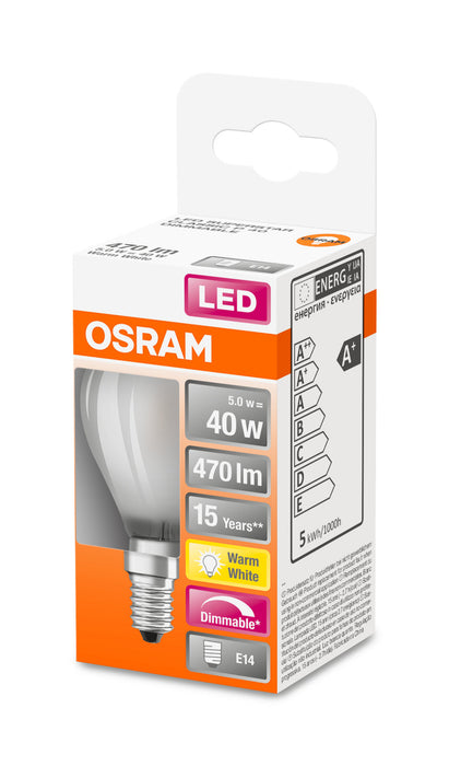 Osram LED RETROFIT DIM P40 4.5W E14 matt