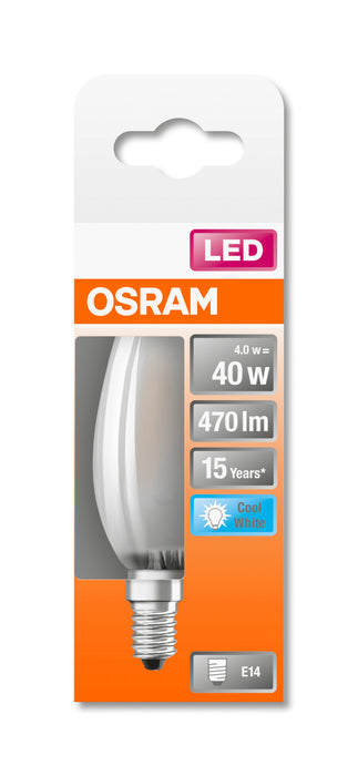 Osram LED STAR RETROFIT matt CLB 40 4W 840 E14 non dim pic4