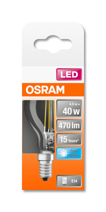 Osram LED STAR FILAMENT klar CLP 40 4W 840 E14 non-dim pic3