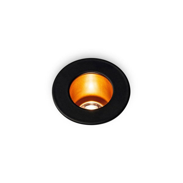SLV Triton Mini LED-Downlight, Schwarz-gold 32275