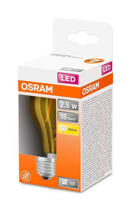 Osram LED SUPERSTAR CLA 15 DécorYellow non-dim  2,5W 827 E27 pic3